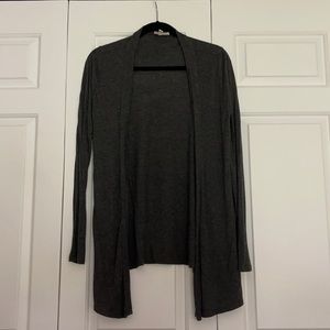Gray cardigan